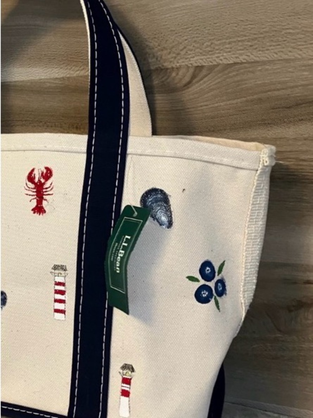 Navy Boat and Tote L.L. Bean - Picture 3 of 4